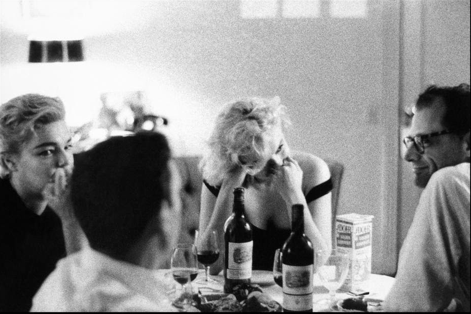 Yves Montand, Marilyn Monroe, Arthur Miller, Simone Signoret